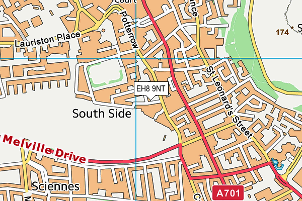 EH8 9NT map - OS VectorMap District (Ordnance Survey) EH8 9NT map - OS VectorMap District (Ordnance Survey)