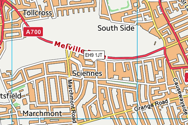 EH9 1JT map - OS VectorMap District (Ordnance Survey) EH9 1JT map - OS VectorMap District (Ordnance Survey)