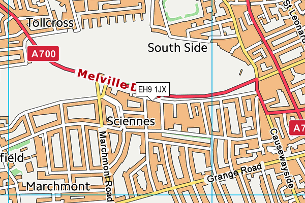 EH9 1JX map - OS VectorMap District (Ordnance Survey) EH9 1JX map - OS VectorMap District (Ordnance Survey)