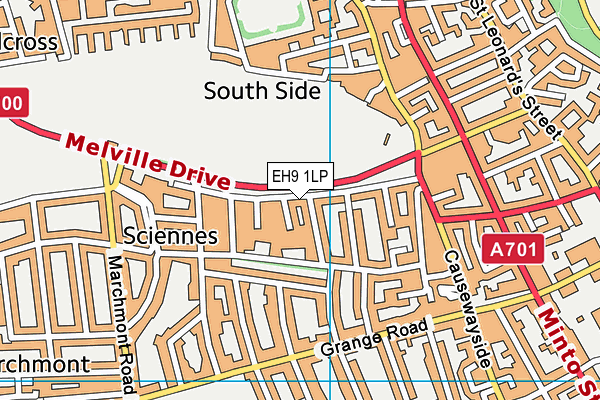 EH9 1LP map - OS VectorMap District (Ordnance Survey) EH9 1LP map - OS VectorMap District (Ordnance Survey)