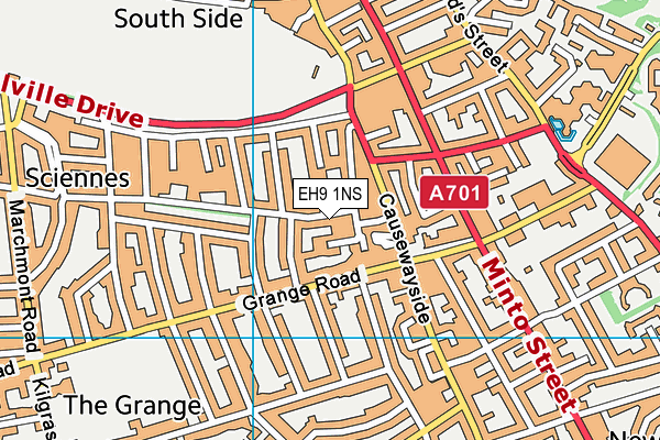 EH9 1NS map - OS VectorMap District (Ordnance Survey) EH9 1NS map - OS VectorMap District (Ordnance Survey)