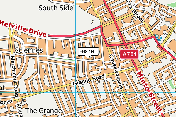 EH9 1NT map - OS VectorMap District (Ordnance Survey) EH9 1NT map - OS VectorMap District (Ordnance Survey)