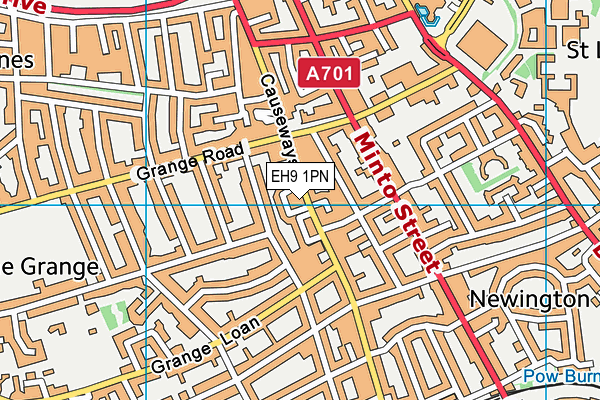 EH9 1PN map - OS VectorMap District (Ordnance Survey) EH9 1PN map - OS VectorMap District (Ordnance Survey)