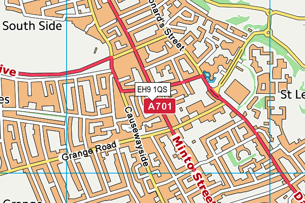 EH9 1QS map - OS VectorMap District (Ordnance Survey) EH9 1QS map - OS VectorMap District (Ordnance Survey)