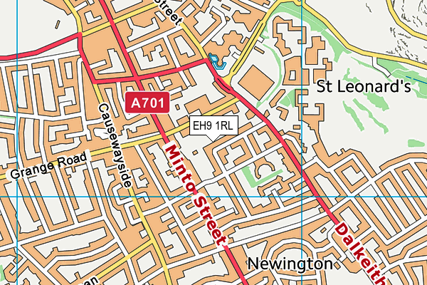 EH9 1RL map - OS VectorMap District (Ordnance Survey) EH9 1RL map - OS VectorMap District (Ordnance Survey)