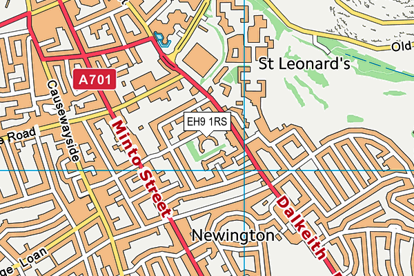 EH9 1RS map - OS VectorMap District (Ordnance Survey) EH9 1RS map - OS VectorMap District (Ordnance Survey)