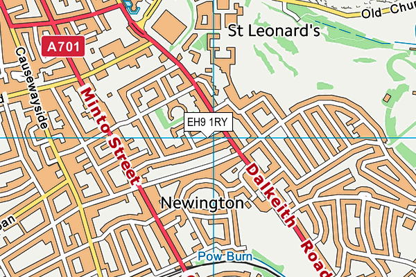 EH9 1RY map - OS VectorMap District (Ordnance Survey) EH9 1RY map - OS VectorMap District (Ordnance Survey)