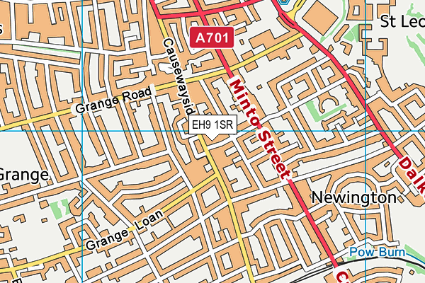 EH9 1SR map - OS VectorMap District (Ordnance Survey) EH9 1SR map - OS VectorMap District (Ordnance Survey)