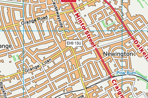 EH9 1SU map - OS VectorMap District (Ordnance Survey) EH9 1SU map - OS VectorMap District (Ordnance Survey)