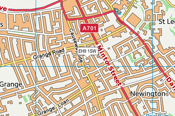 EH9 1SW map - OS VectorMap District (Ordnance Survey) EH9 1SW map - OS VectorMap District (Ordnance Survey)