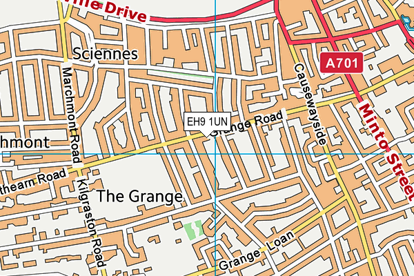 EH9 1UN map - OS VectorMap District (Ordnance Survey) EH9 1UN map - OS VectorMap District (Ordnance Survey)