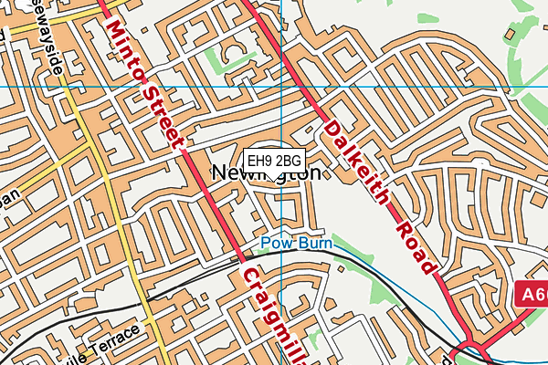 EH9 2BG map - OS VectorMap District (Ordnance Survey) EH9 2BG map - OS VectorMap District (Ordnance Survey)