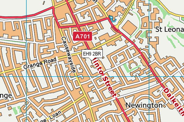 EH9 2BR map - OS VectorMap District (Ordnance Survey) EH9 2BR map - OS VectorMap District (Ordnance Survey)