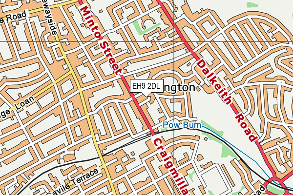 EH9 2DL map - OS VectorMap District (Ordnance Survey) EH9 2DL map - OS VectorMap District (Ordnance Survey)
