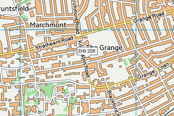 EH9 2DR map - OS VectorMap District (Ordnance Survey) EH9 2DR map - OS VectorMap District (Ordnance Survey)