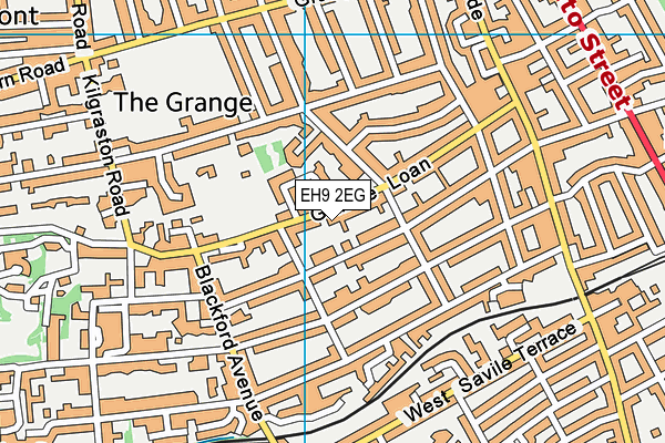 EH9 2EG map - OS VectorMap District (Ordnance Survey) EH9 2EG map - OS VectorMap District (Ordnance Survey)
