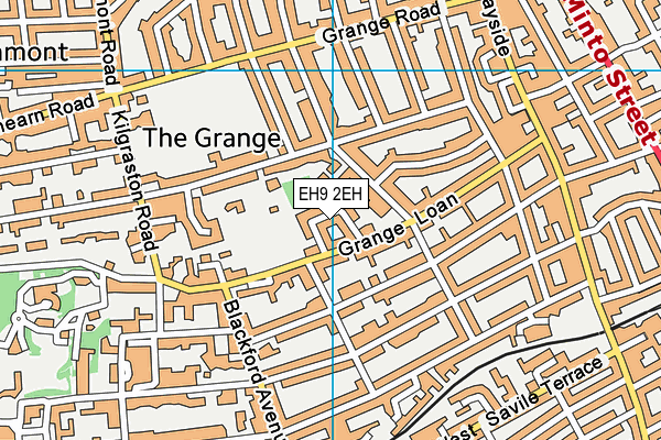 EH9 2EH map - OS VectorMap District (Ordnance Survey) EH9 2EH map - OS VectorMap District (Ordnance Survey)