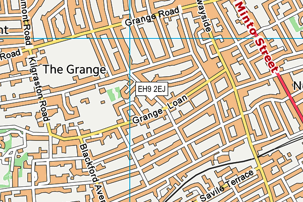 EH9 2EJ map - OS VectorMap District (Ordnance Survey) EH9 2EJ map - OS VectorMap District (Ordnance Survey)