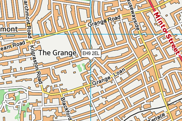 EH9 2EL map - OS VectorMap District (Ordnance Survey) EH9 2EL map - OS VectorMap District (Ordnance Survey)
