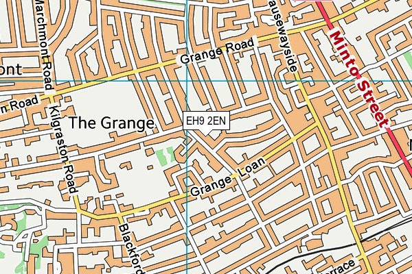 EH9 2EN map - OS VectorMap District (Ordnance Survey) EH9 2EN map - OS VectorMap District (Ordnance Survey)
