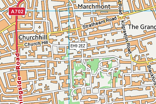 EH9 2EZ map - OS VectorMap District (Ordnance Survey) EH9 2EZ map - OS VectorMap District (Ordnance Survey)