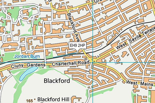 EH9 2HP map - OS VectorMap District (Ordnance Survey) EH9 2HP map - OS VectorMap District (Ordnance Survey)