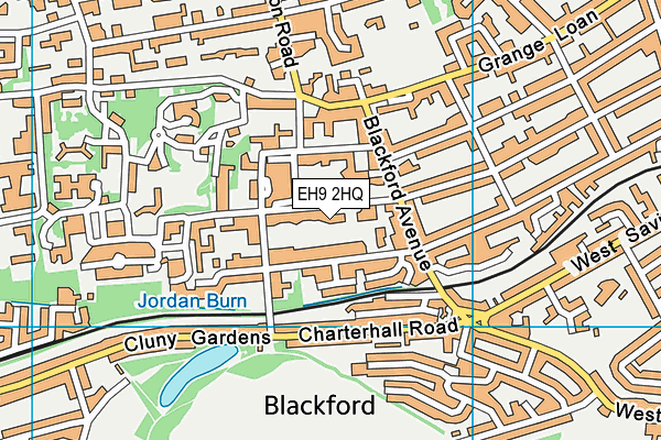 EH9 2HQ map - OS VectorMap District (Ordnance Survey) EH9 2HQ map - OS VectorMap District (Ordnance Survey)