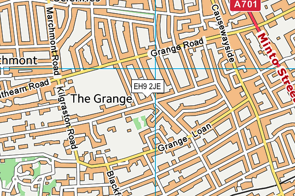 EH9 2JE map - OS VectorMap District (Ordnance Survey) EH9 2JE map - OS VectorMap District (Ordnance Survey)