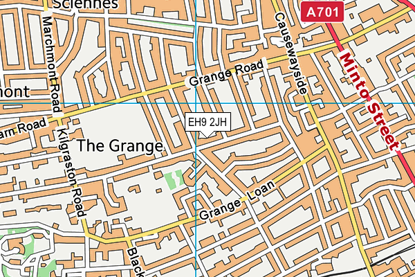 EH9 2JH map - OS VectorMap District (Ordnance Survey) EH9 2JH map - OS VectorMap District (Ordnance Survey)