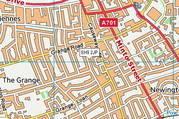 EH9 2JP map - OS VectorMap District (Ordnance Survey) EH9 2JP map - OS VectorMap District (Ordnance Survey)