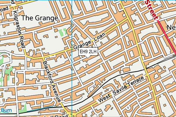 EH9 2LH map - OS VectorMap District (Ordnance Survey) EH9 2LH map - OS VectorMap District (Ordnance Survey)