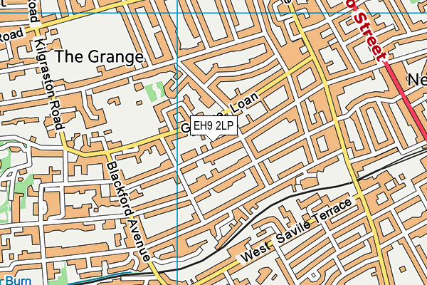 EH9 2LP map - OS VectorMap District (Ordnance Survey) EH9 2LP map - OS VectorMap District (Ordnance Survey)