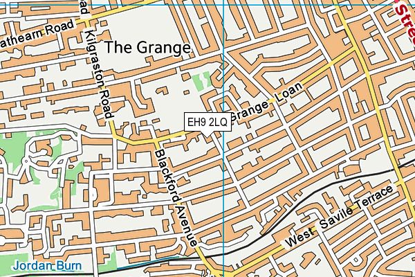 EH9 2LQ map - OS VectorMap District (Ordnance Survey) EH9 2LQ map - OS VectorMap District (Ordnance Survey)