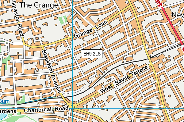 EH9 2LS map - OS VectorMap District (Ordnance Survey) EH9 2LS map - OS VectorMap District (Ordnance Survey)