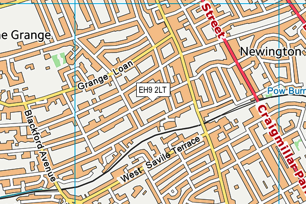 EH9 2LT map - OS VectorMap District (Ordnance Survey) EH9 2LT map - OS VectorMap District (Ordnance Survey)