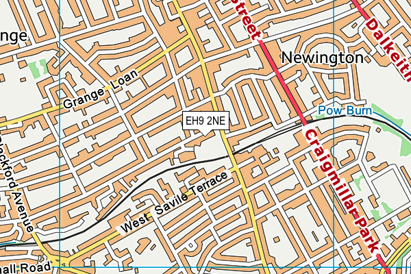 EH9 2NE map - OS VectorMap District (Ordnance Survey) EH9 2NE map - OS VectorMap District (Ordnance Survey)