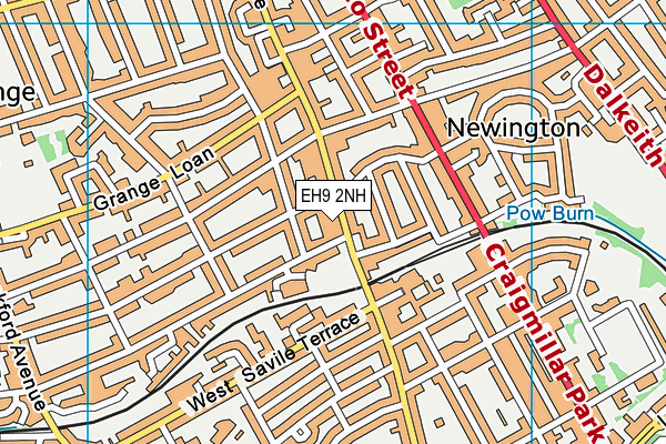 EH9 2NH map - OS VectorMap District (Ordnance Survey) EH9 2NH map - OS VectorMap District (Ordnance Survey)