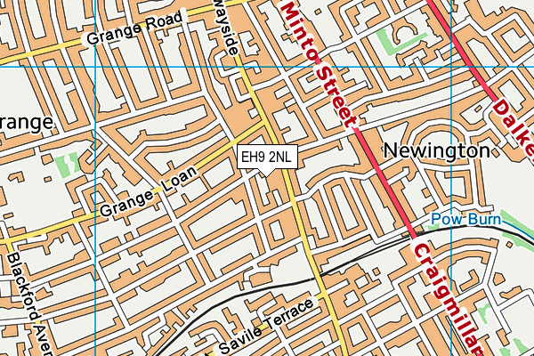 EH9 2NL map - OS VectorMap District (Ordnance Survey) EH9 2NL map - OS VectorMap District (Ordnance Survey)