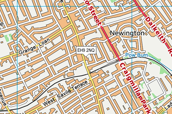 EH9 2NQ map - OS VectorMap District (Ordnance Survey) EH9 2NQ map - OS VectorMap District (Ordnance Survey)
