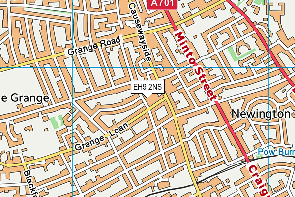 EH9 2NS map - OS VectorMap District (Ordnance Survey) EH9 2NS map - OS VectorMap District (Ordnance Survey)
