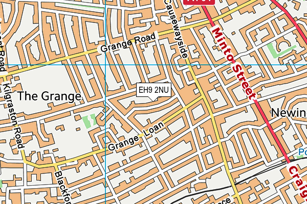 EH9 2NU map - OS VectorMap District (Ordnance Survey) EH9 2NU map - OS VectorMap District (Ordnance Survey)