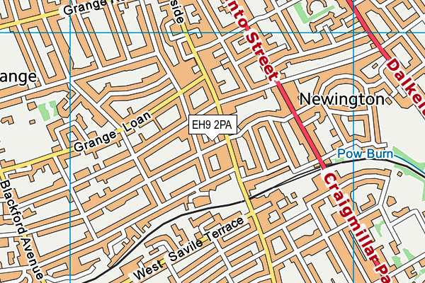 EH9 2PA map - OS VectorMap District (Ordnance Survey) EH9 2PA map - OS VectorMap District (Ordnance Survey)