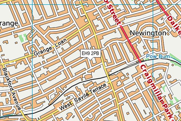 EH9 2PB map - OS VectorMap District (Ordnance Survey) EH9 2PB map - OS VectorMap District (Ordnance Survey)