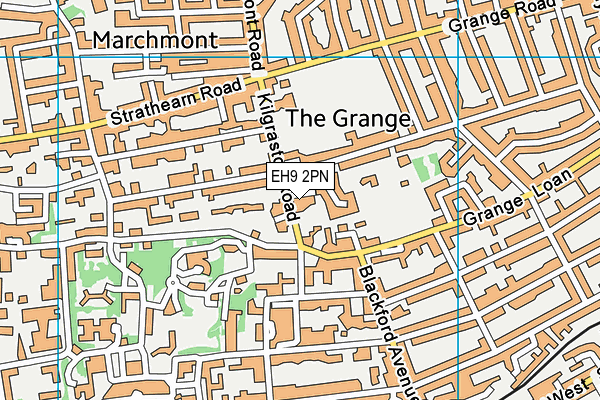 EH9 2PN map - OS VectorMap District (Ordnance Survey) EH9 2PN map - OS VectorMap District (Ordnance Survey)