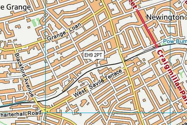 EH9 2PT map - OS VectorMap District (Ordnance Survey) EH9 2PT map - OS VectorMap District (Ordnance Survey)