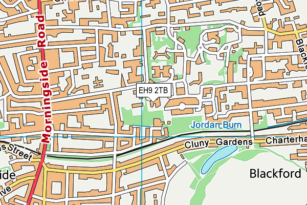 EH9 2TB map - OS VectorMap District (Ordnance Survey) EH9 2TB map - OS VectorMap District (Ordnance Survey)