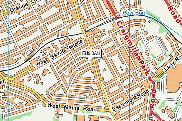 EH9 3AH map - OS VectorMap District (Ordnance Survey) EH9 3AH map - OS VectorMap District (Ordnance Survey)