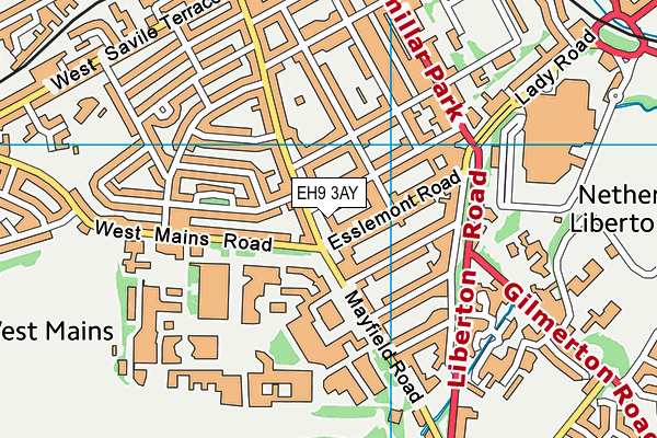 EH9 3AY map - OS VectorMap District (Ordnance Survey) EH9 3AY map - OS VectorMap District (Ordnance Survey)