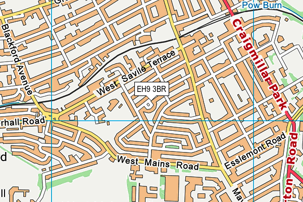 EH9 3BR map - OS VectorMap District (Ordnance Survey) EH9 3BR map - OS VectorMap District (Ordnance Survey)