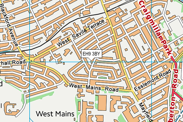 EH9 3BY map - OS VectorMap District (Ordnance Survey) EH9 3BY map - OS VectorMap District (Ordnance Survey)